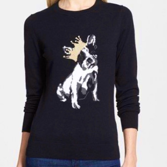 Ted Baker Top with Frenchie Bulldog - US 6 - Picture 2 of 9